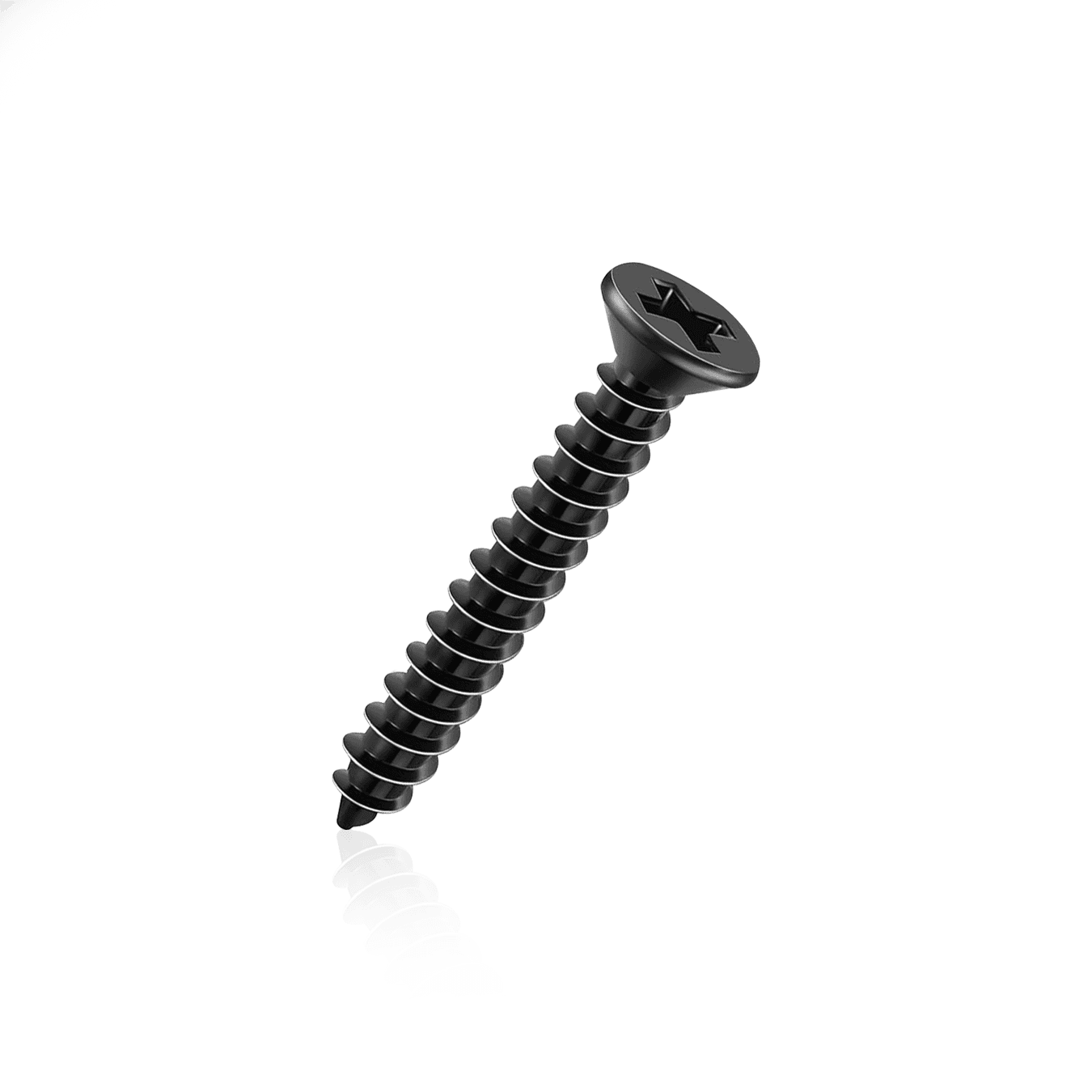 Parafuso Cabeça Chata Philips Preto 3,0 X 25 Mm - 100 Gramas