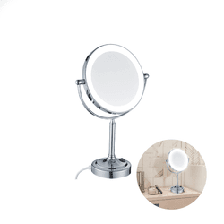 Espelho de Bancada Redondo C/ Luz E6670 L8 Italy Line
