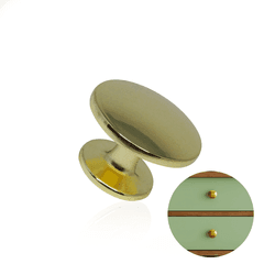 Puxador Ponto Sinnai Dourado 30 Mm Il808