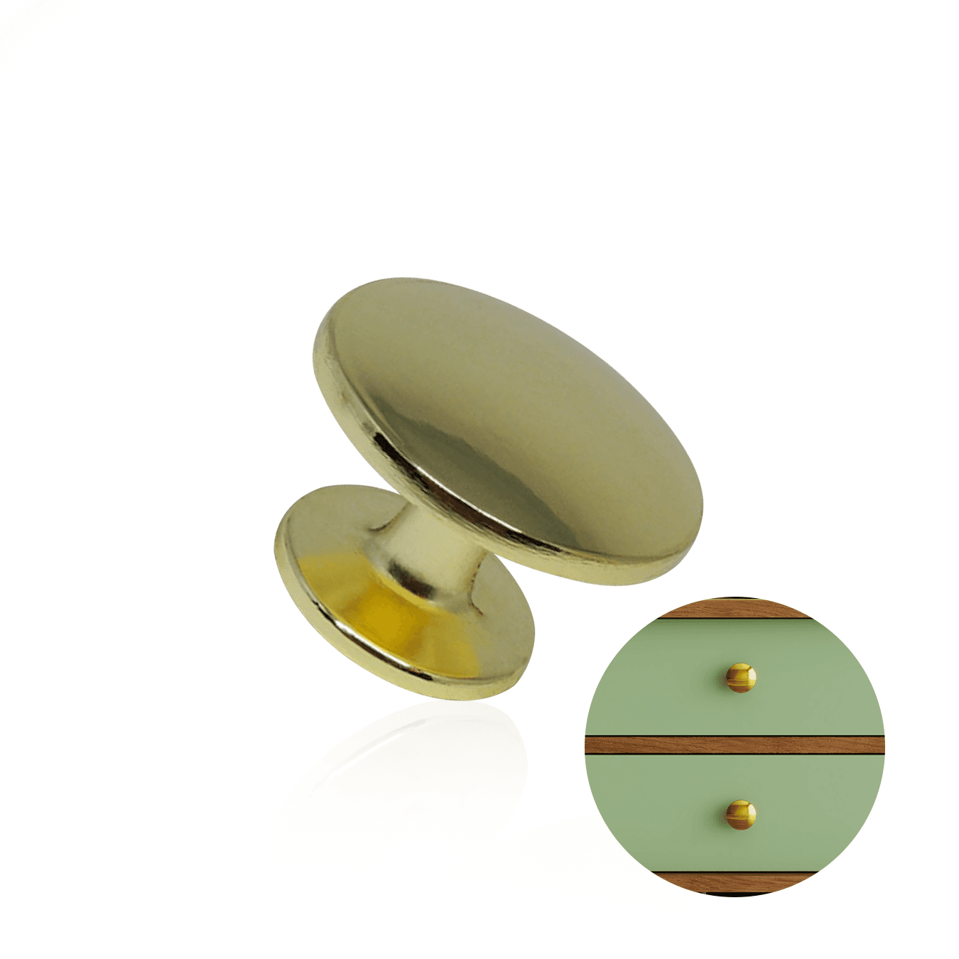 Puxador Ponto Il808 Sinnai Dourado 30 Mm