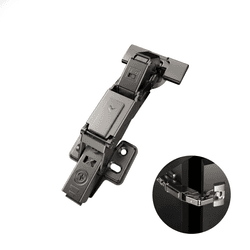 Dobradiça 155 Graus Absoluta 3d Reta Titânio