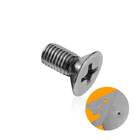 Parafuso Esquadreta Ch Phs M4x8mm Zinco Branco Cx 500