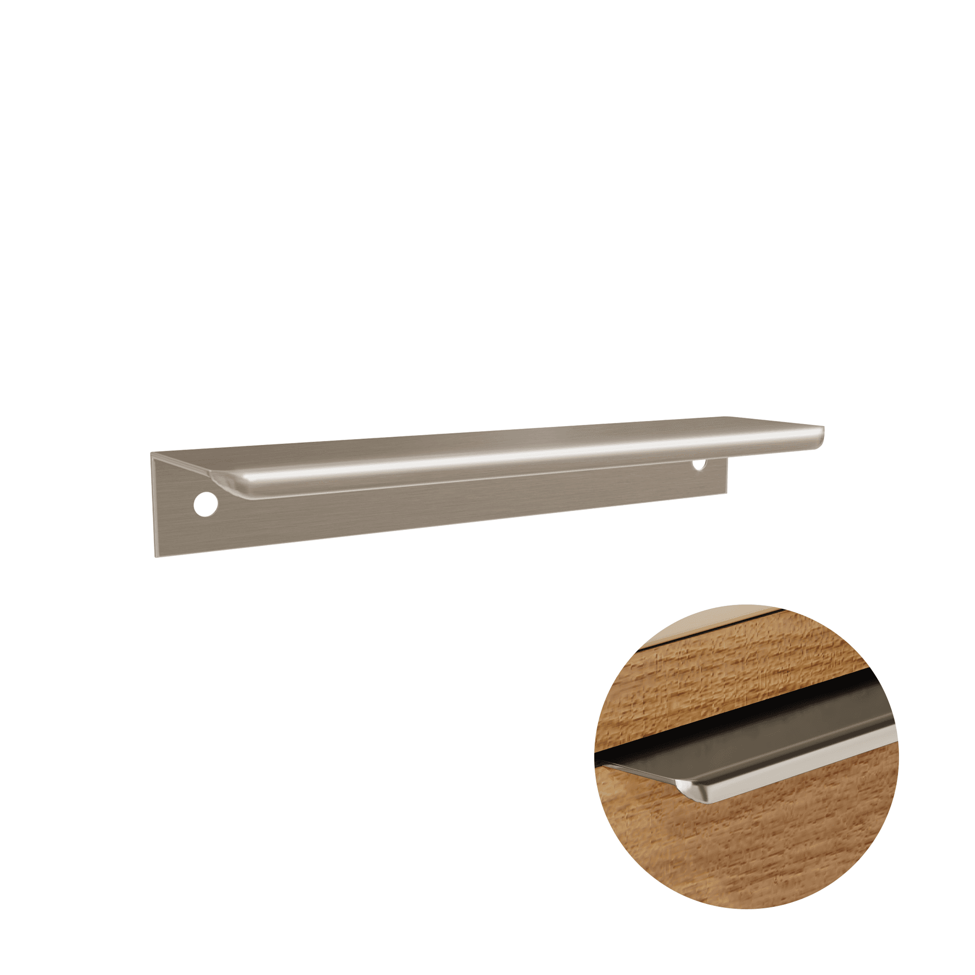 Puxador Uno Il280 96 Mm Inox Escovado