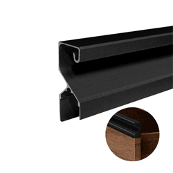 Perfil Puxador Preto Para Mdf de 18mm 0258 Dmt