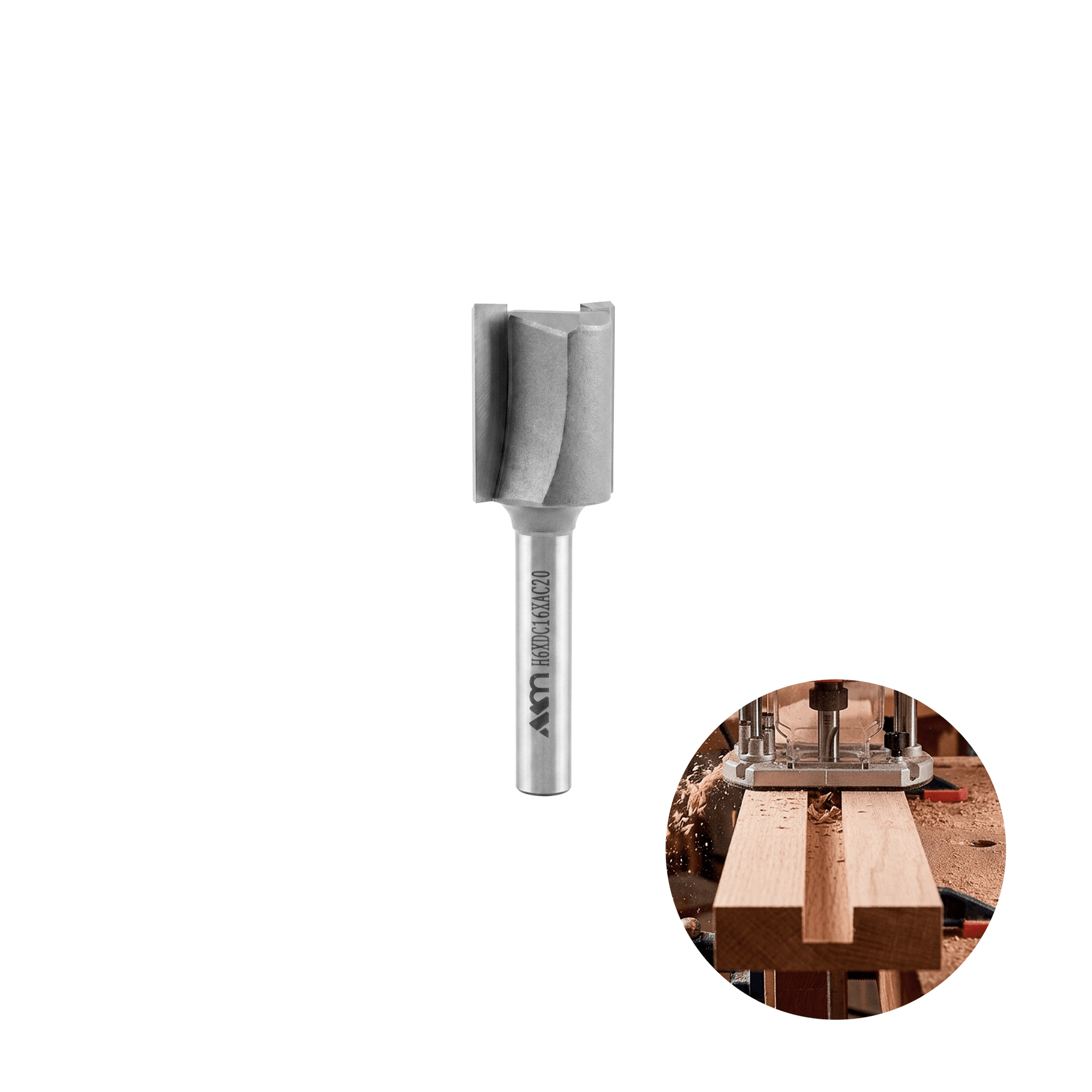Fresa Reta Mk Haste 6mm Corte 16 X 20 Mm