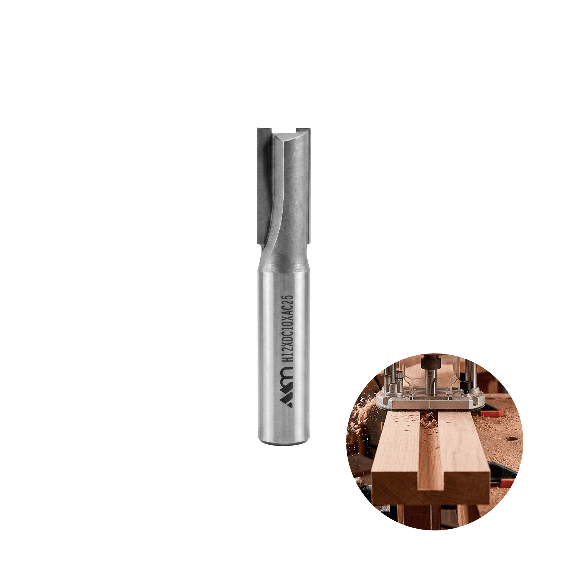 Fresa Reta Mk Haste 12mm Corte 10 X 25 Mm