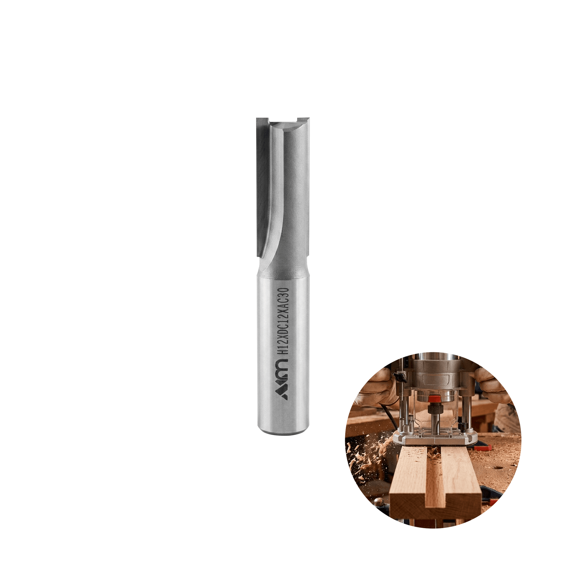 Fresa Reta Mk Haste 12mm Corte 12 X 30 Mm