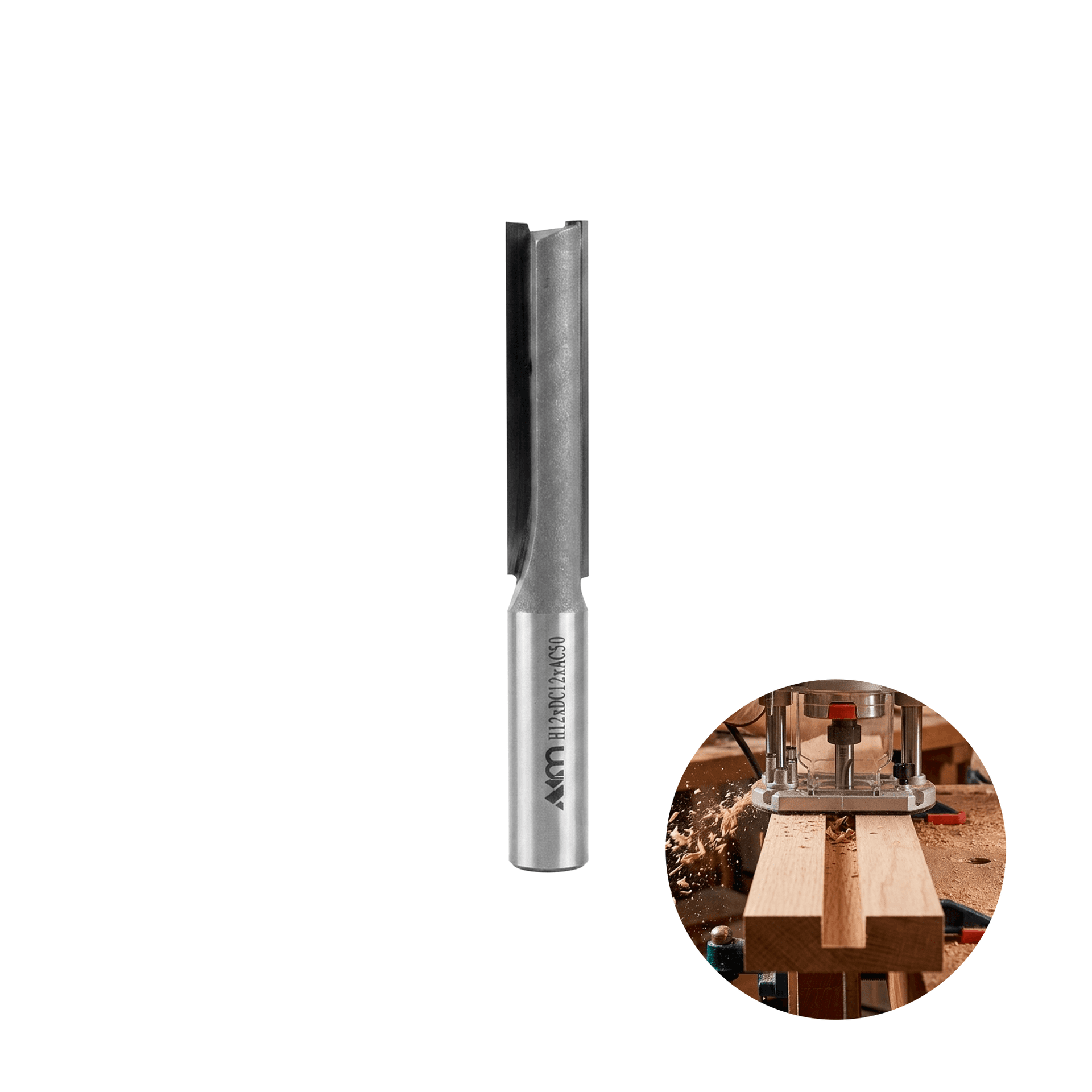 Fresa Reta Mk Haste 12mm Corte 12 X 50 Mm