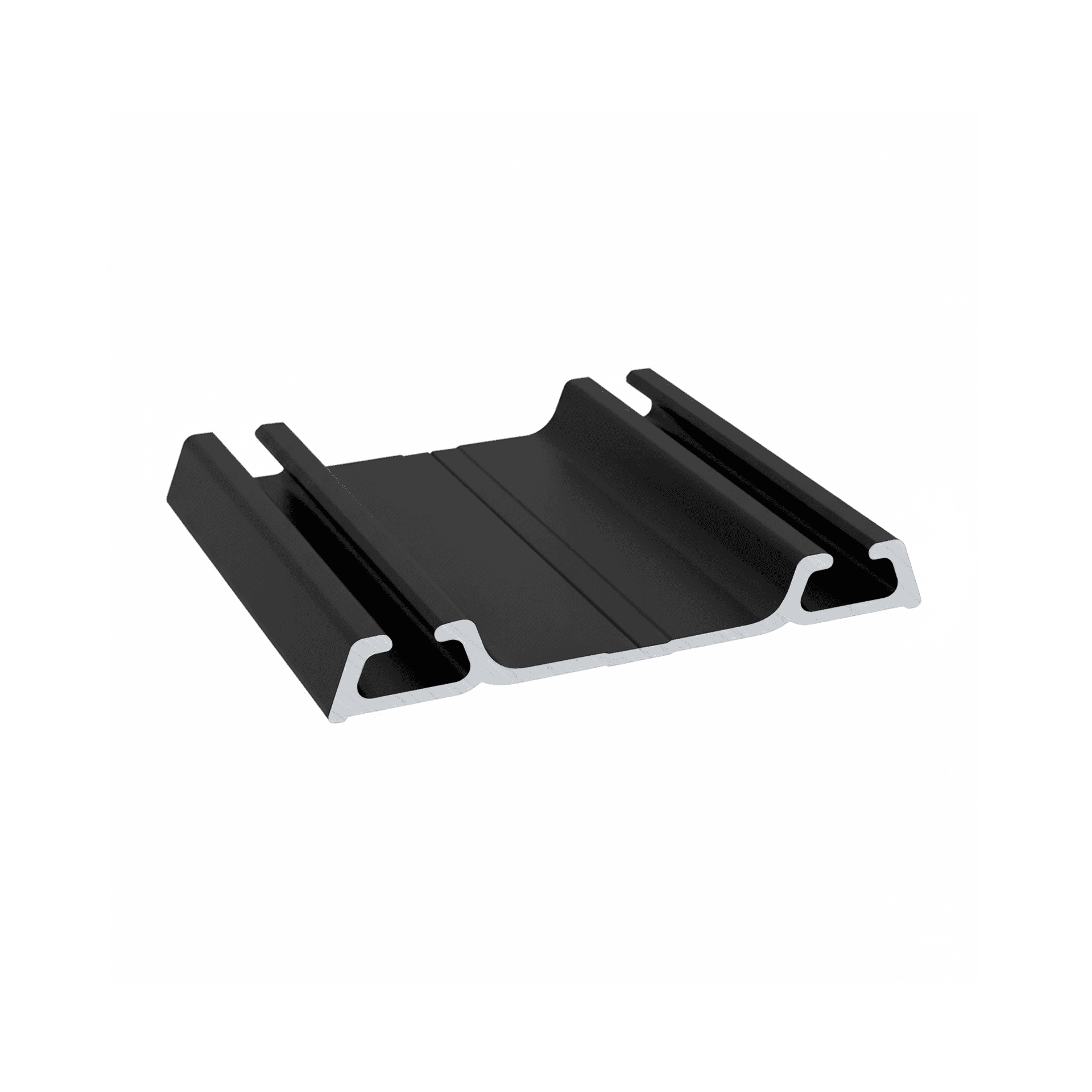 Trilho Inferior Preto 18 Mm Rm023 Rometal