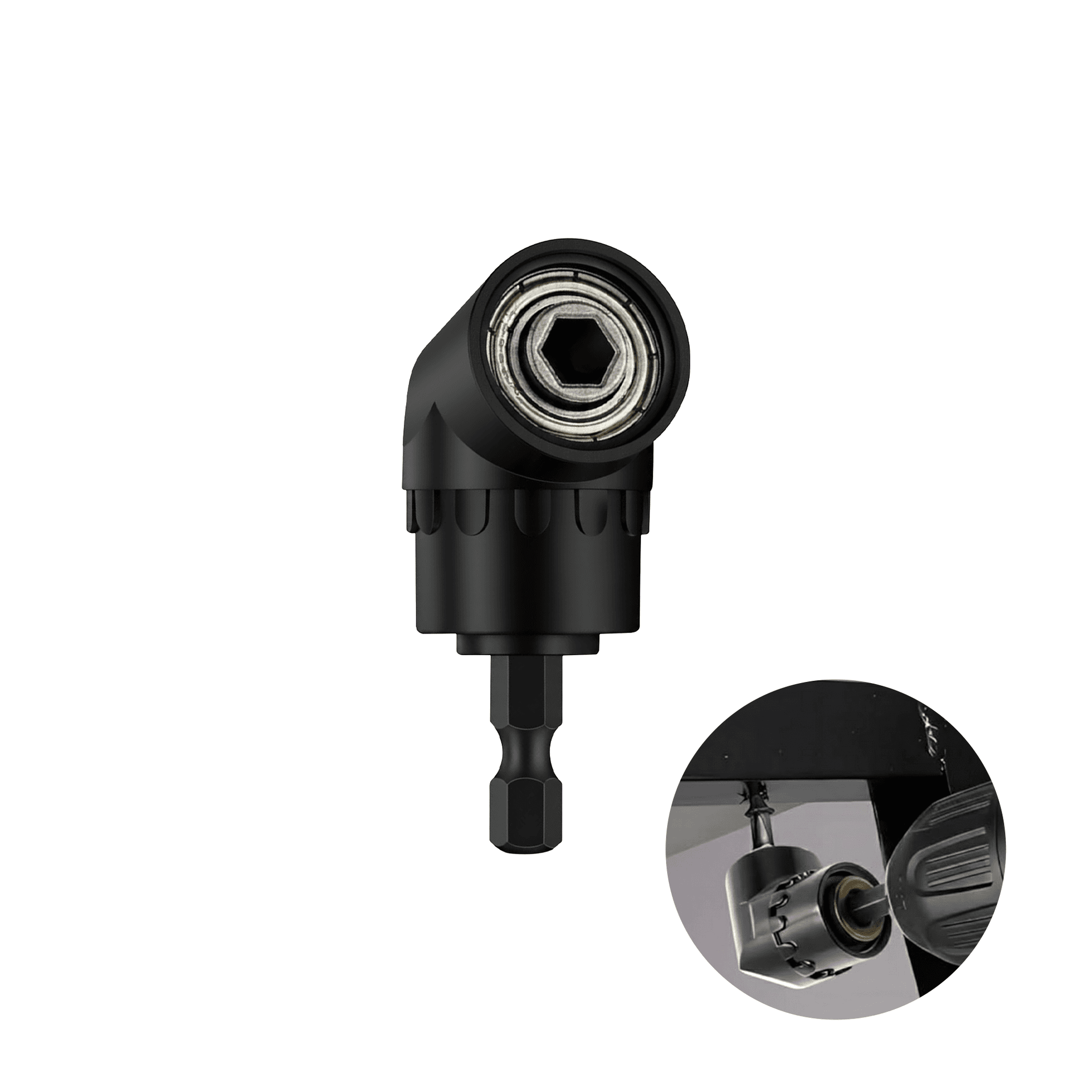 Adaptador de Ângulo Para Bits 1/4 56mm