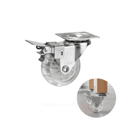 Rodizio Sollo Em Gel 50mm Com Freio