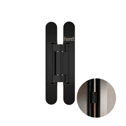 Dobradiça Invisível Quantum 3d 150x25 Preto