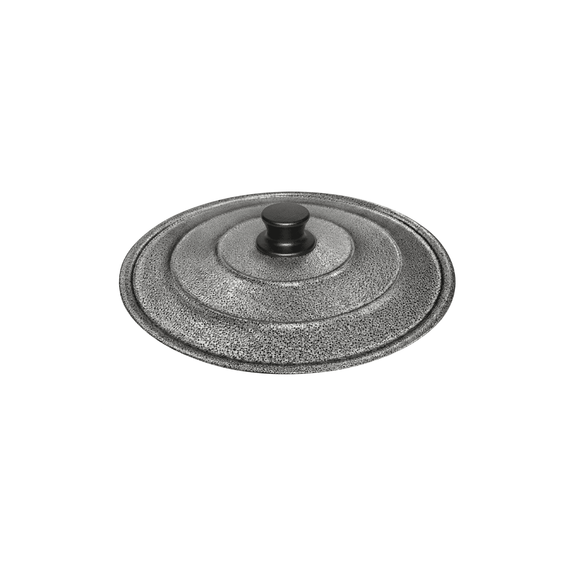 Tampa Craqueada 37 Cm Com Pomel Preto