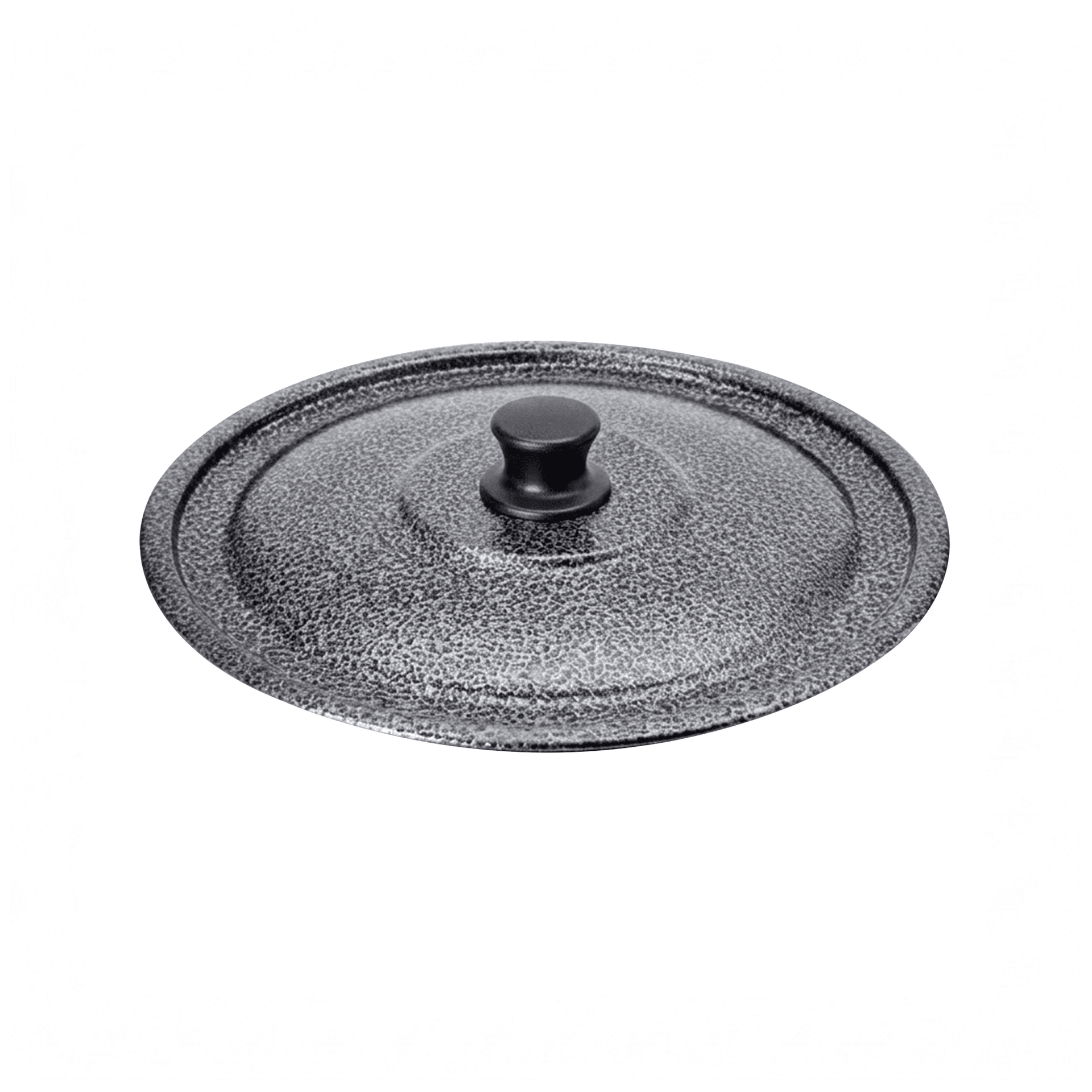 Tampa Craqueada 35 Cm Com Pomel Preto
