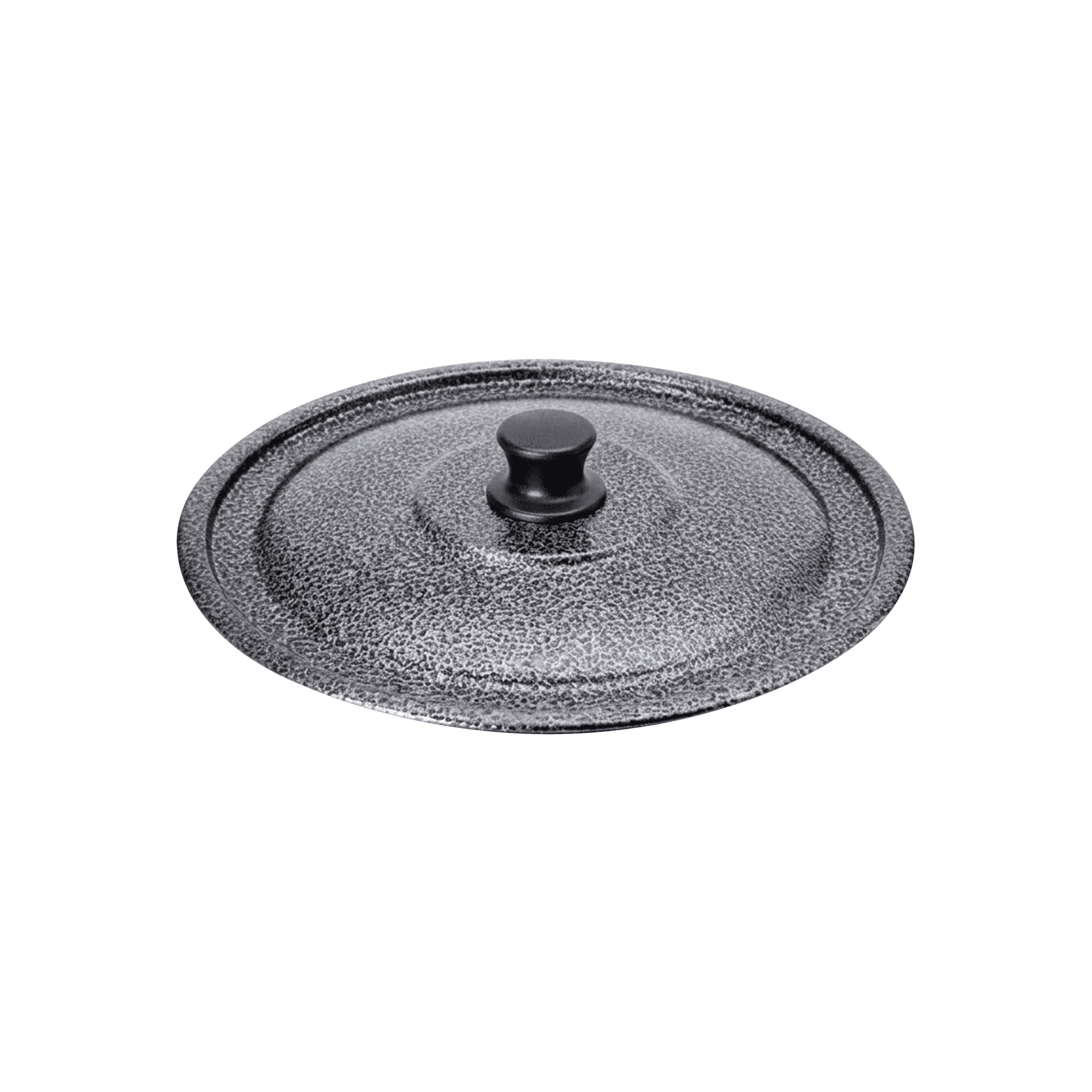 Tampa Craqueada 19 Cm Com Pomel Preto