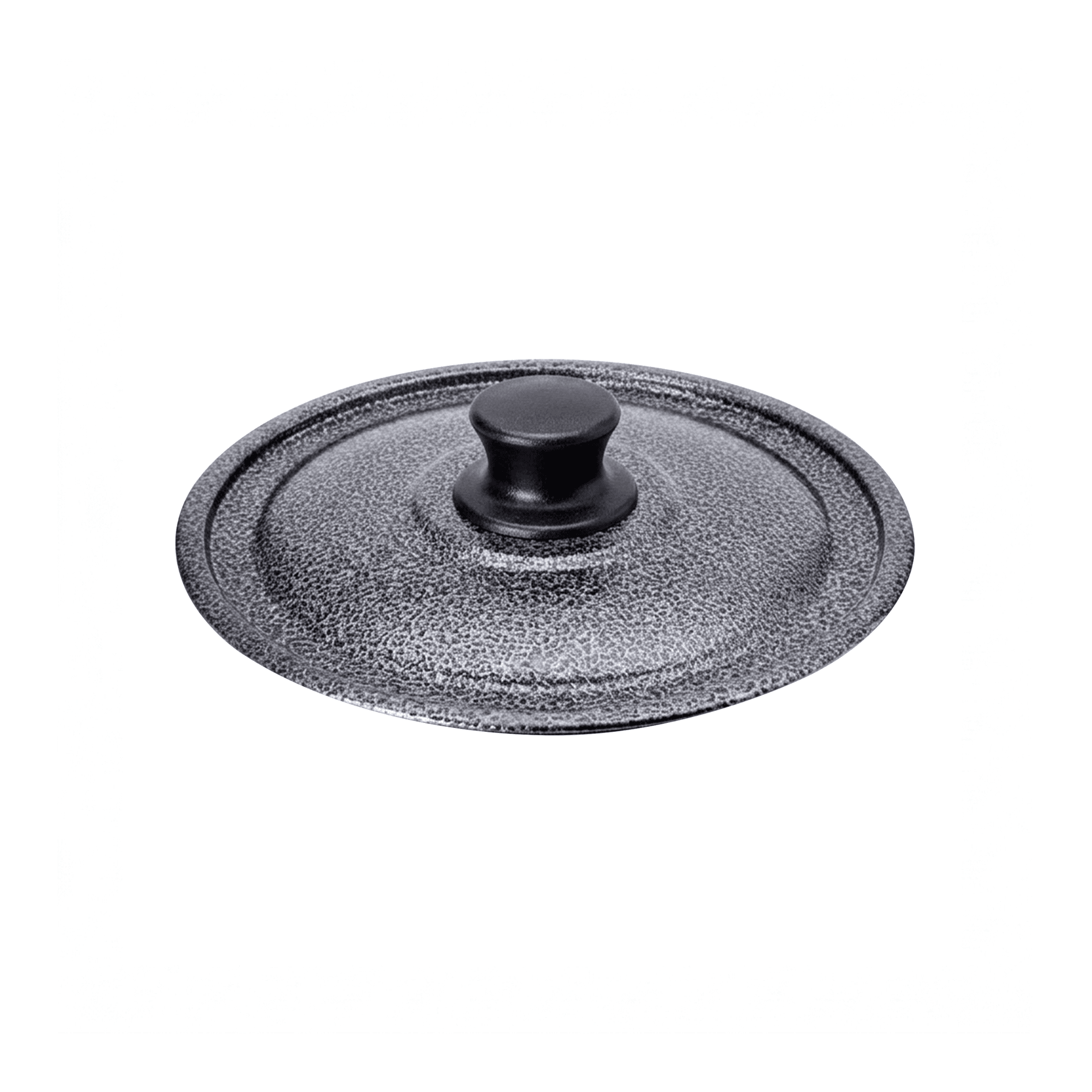 Tampa Craqueada 23 Cm Com Pomel Preto