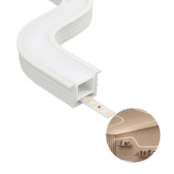Perfil Flexível Com Led Integrado 130 Leds/m 3000k 1 Metro