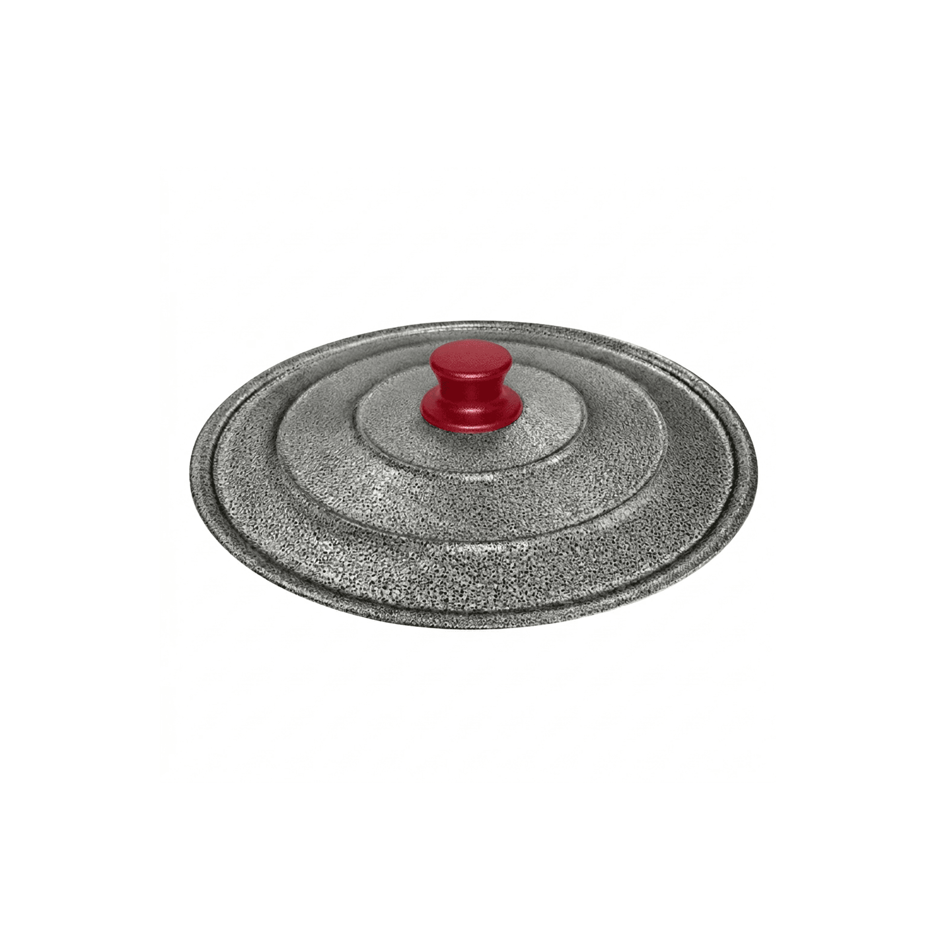 Tampa Craqueada 37 Cm Com Pomel Vermelho