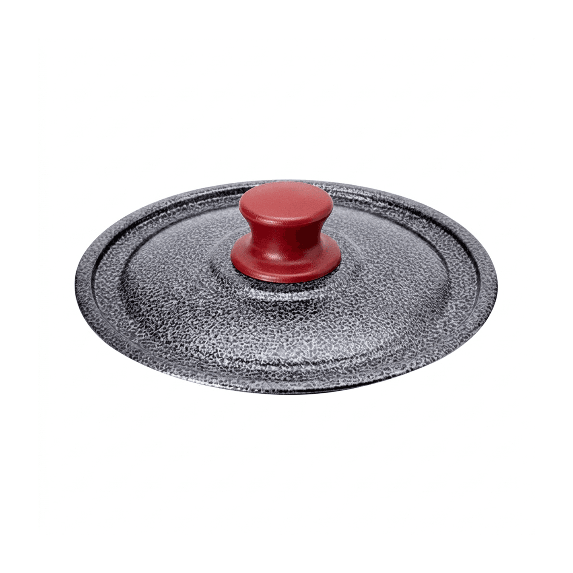 Tampa Craqueada 29 Cm Com Pomel Vermelho