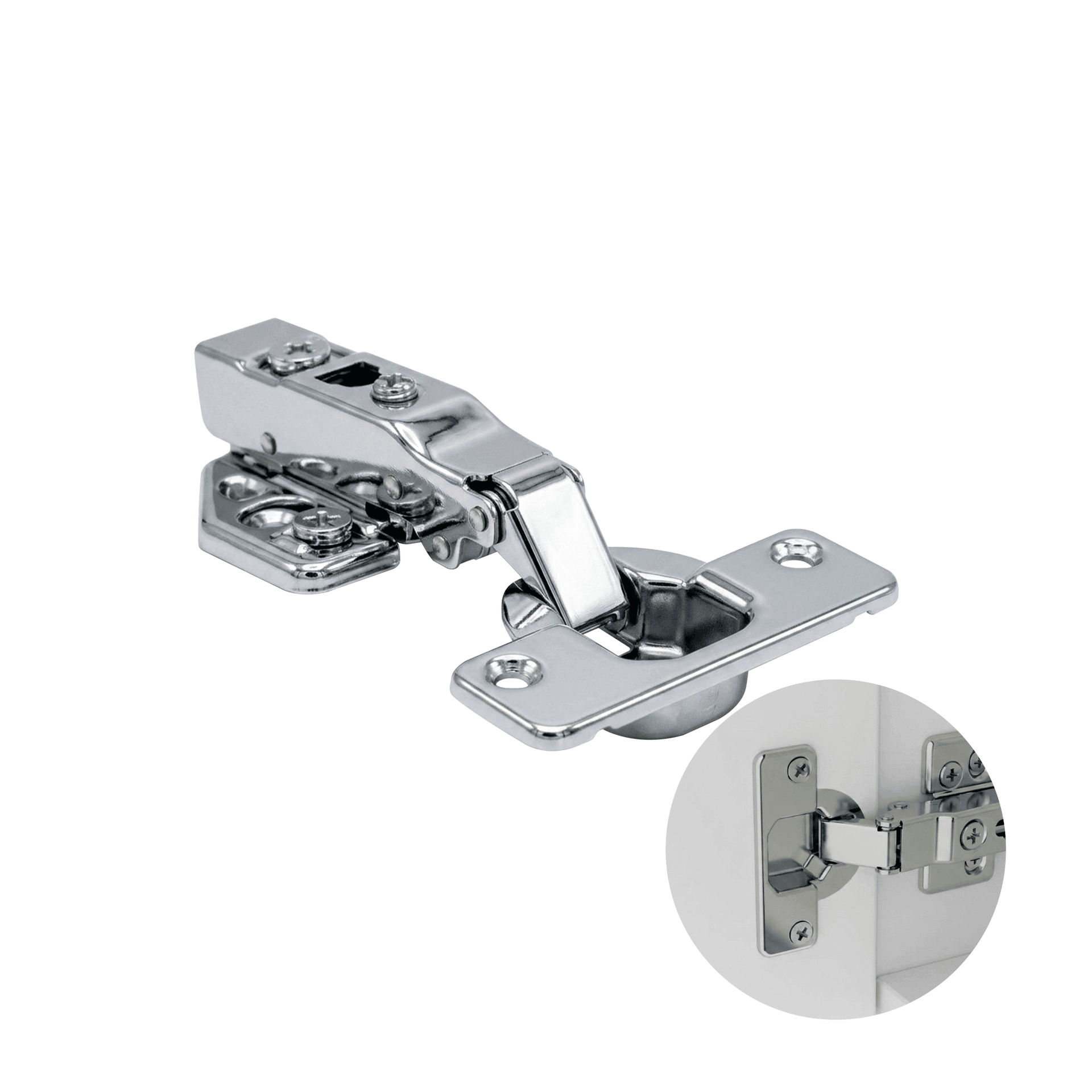 Dobradiça Reta 3d Soft Clip S95 98° Graus Act3