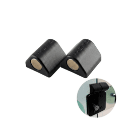 Trava Magnética Porta de Vidro Preto Click Tm