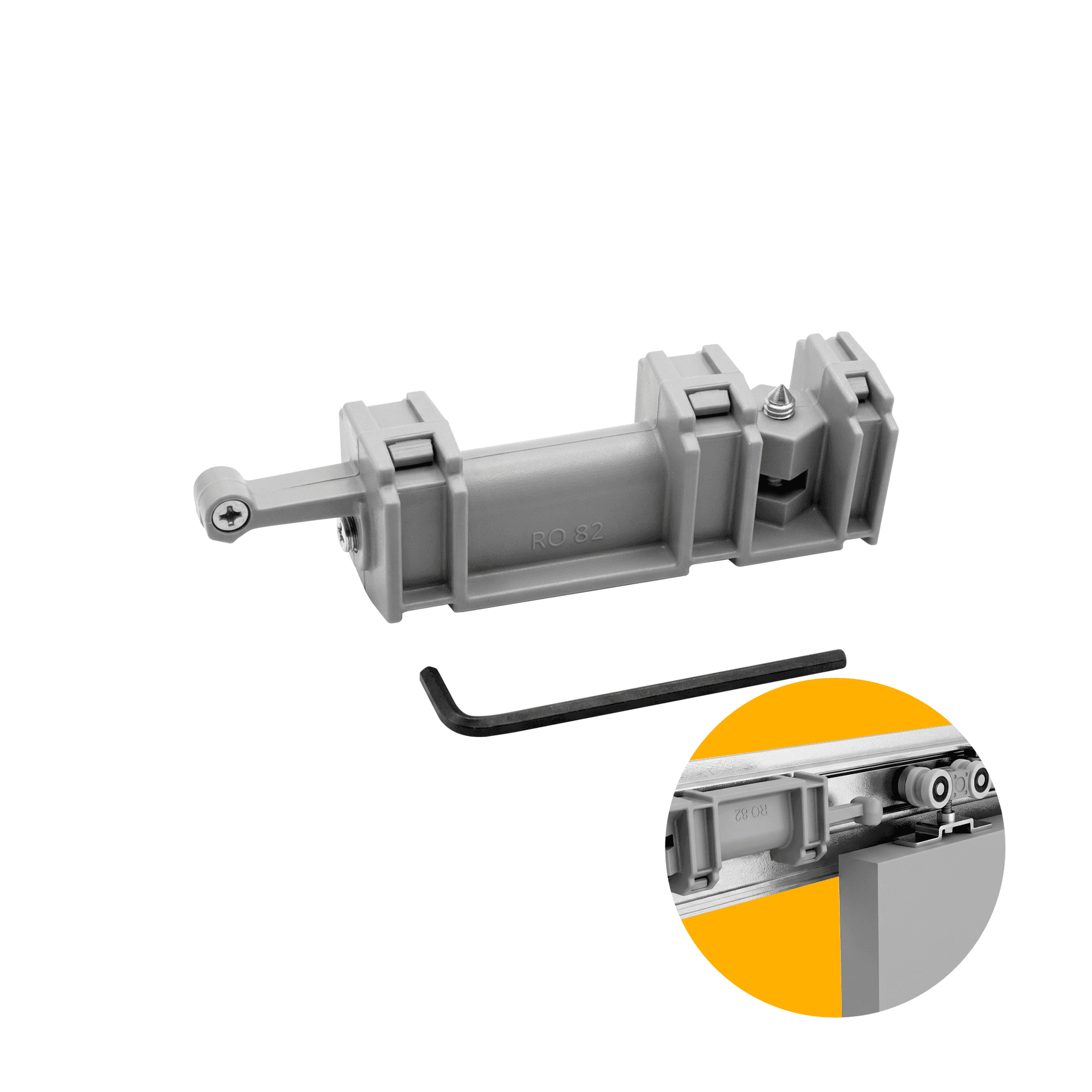 Fecho Toque Pocket Ro-82 (push To Open) – Sistema de Abertura Por Toque Para Portas
