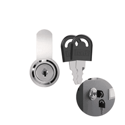Fechadura Para Arquivo Com Ligueta 49mm Curva Segredo Único