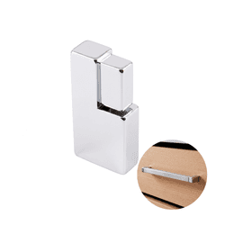 Base Zamac Para Pux Slim Com Rosca M4 Cromado Par