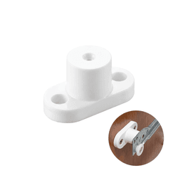 Distânciador de Corrediça Cilindrico de 25mm Branco