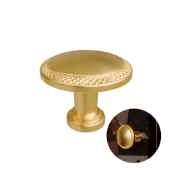 Puxador Ponto 30mm Dourado Fosco Ales 119