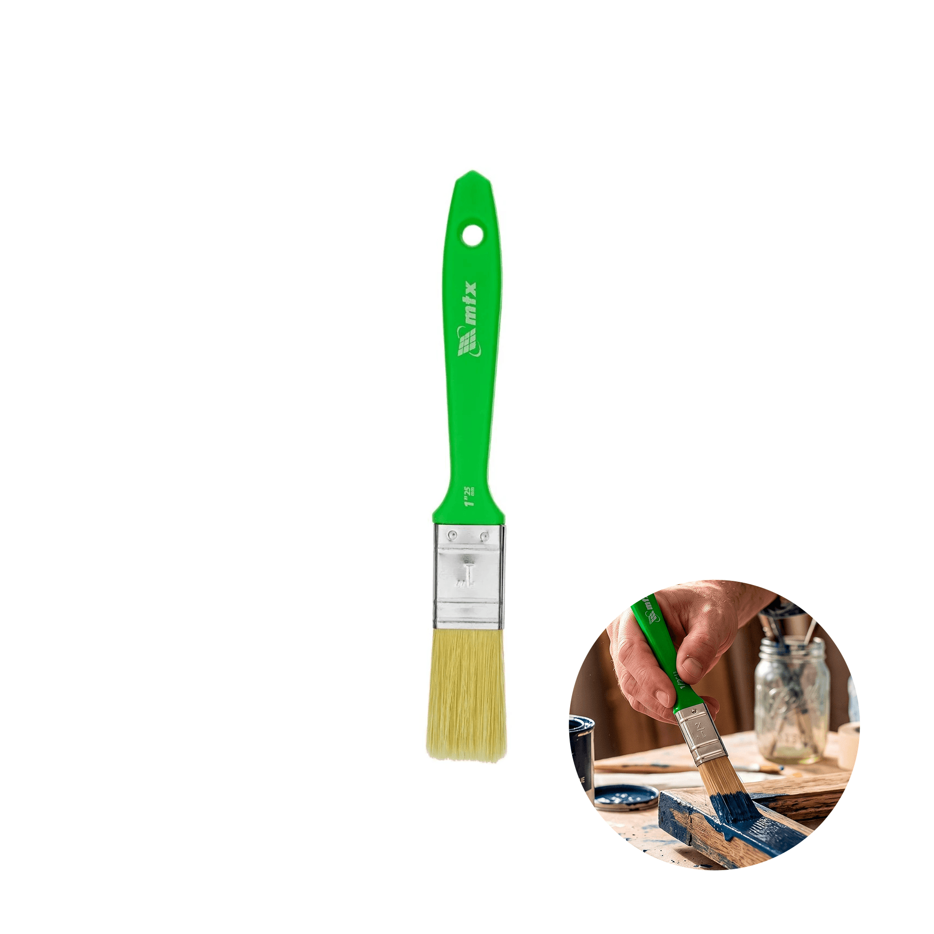Trincha Pincel 1polegada Para Pintura Multiuso