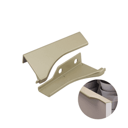 Ponteira Puxador Facetato Champanhe Claro Inox 15mm Pe183