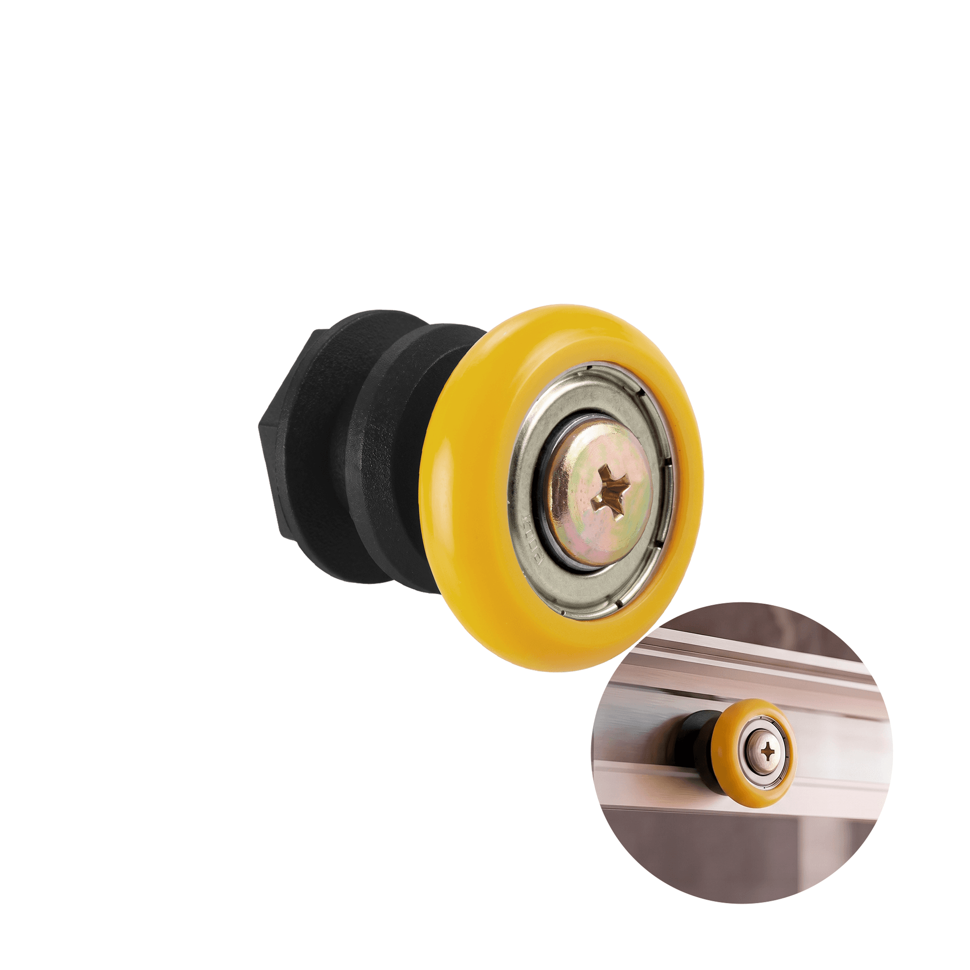 Roldana Box Simples Regulagem Porca Nylon