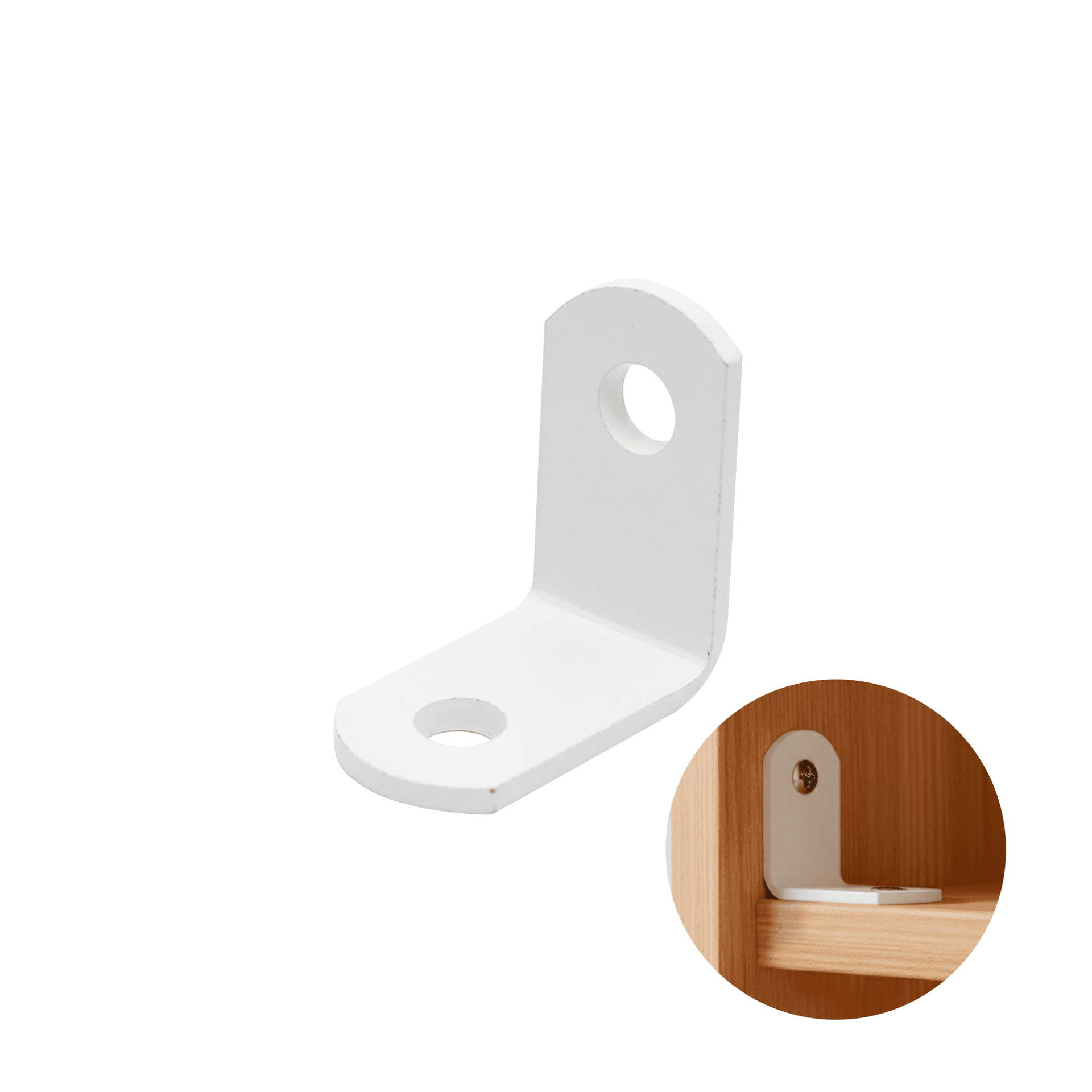Cantoneira L 1" X 1" X 5/8" Epóxi Branco