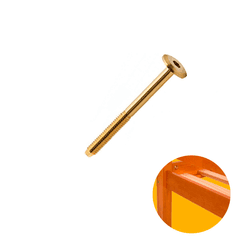 Parafuso Para Cama de 1/4" X 130 Mm Chave Allem Sem Porca
