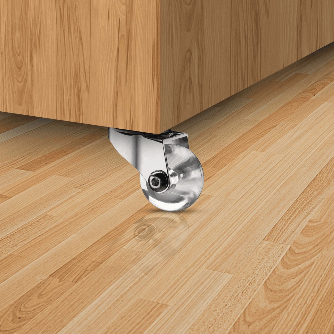 Rodízio Giratório Ou Rodinha de 35 Mm Sem Freio Transparente - Mark ...